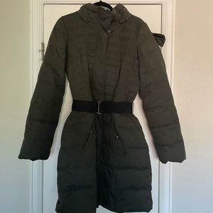 Long Tall Sally Padded Parka with Detachable Fur-lined Hood